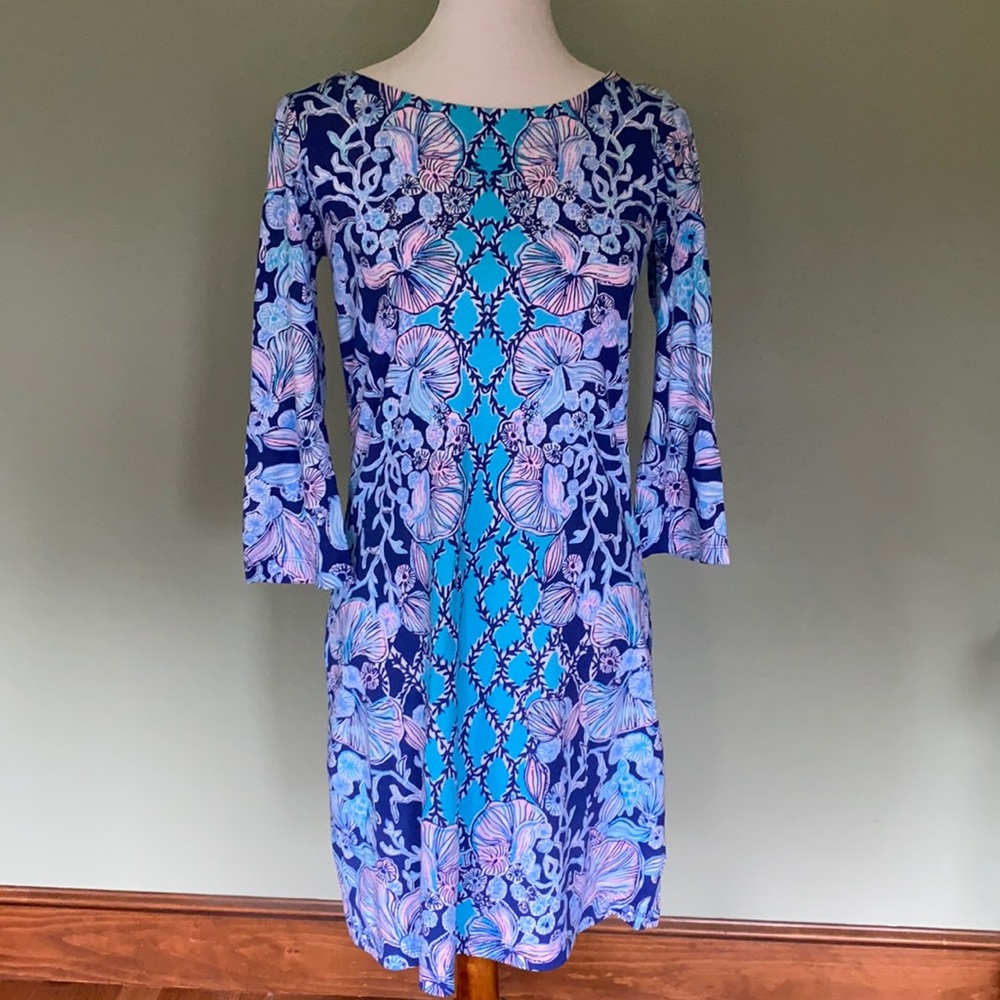 Lilly Pulitzer Bay Dress in Lapis Lazuli
